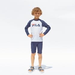 Fila South Heritage Rash Guard - Poikien Uima-asut - Laivastonsininen | FI-24985